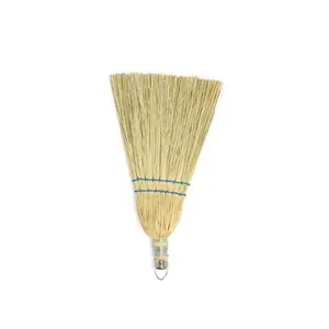 212 MAIN 8-In Whisk Broom with Blended Corn-Sotol Bristles, Home Care Supplies for Home Cleaning