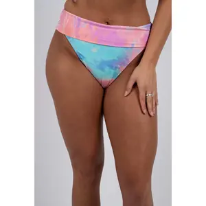 Seaside Retreat Swimsuit Bottom (Pink Tie Dye)