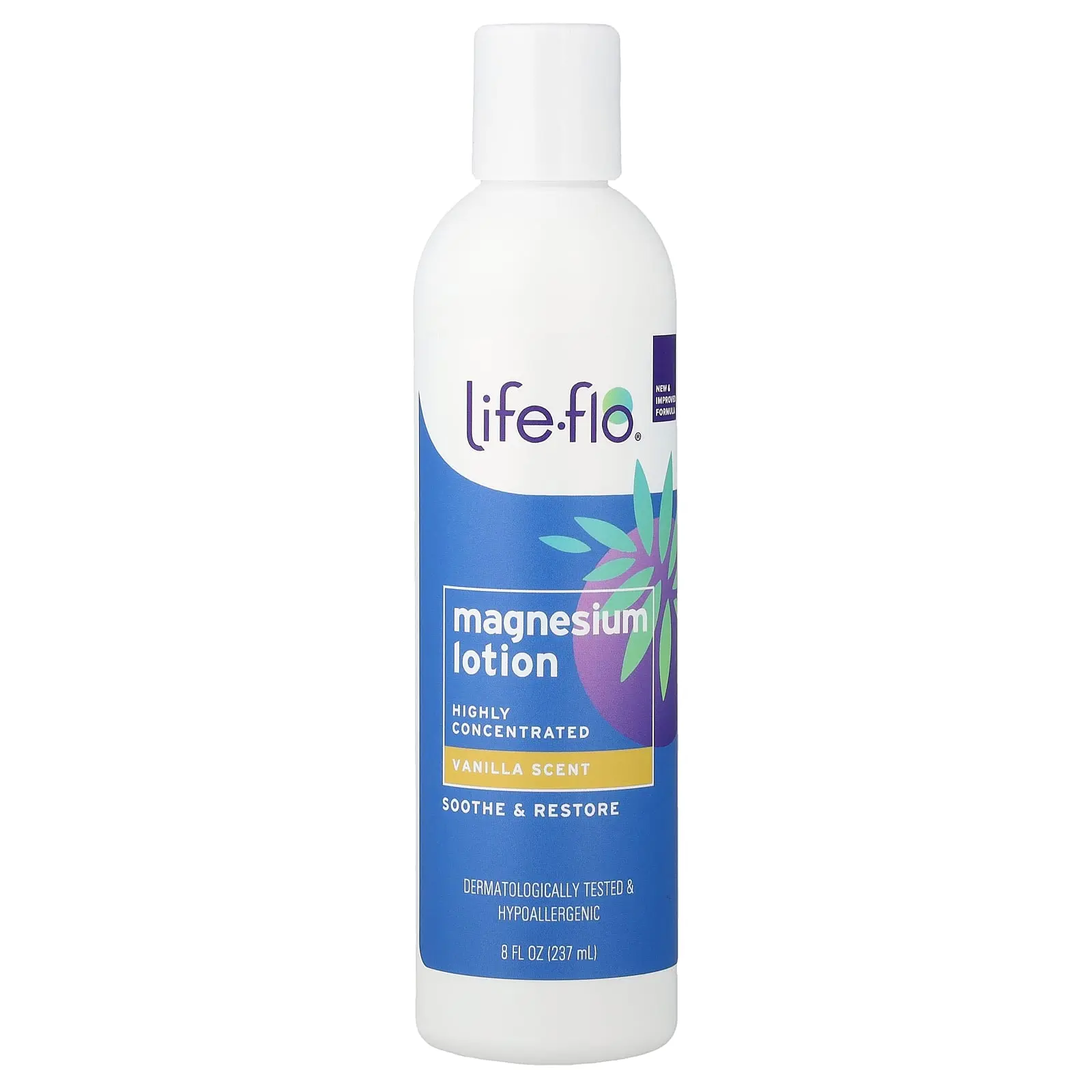 Life-flo Magnesium Lotion, Vanilla, 8 fl oz (237 ml)