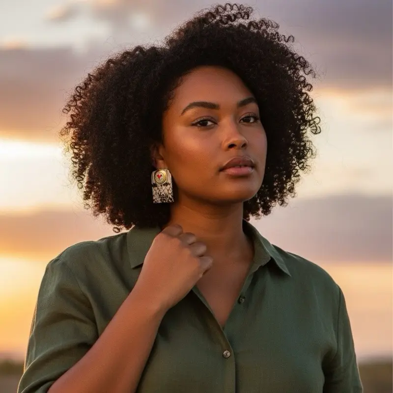 Elegant Heart-Shaped Leather Earrings for Women Perfect for Any Occasion Stylish Unique Accessory Enhance Your Look with These Trendy Earrings