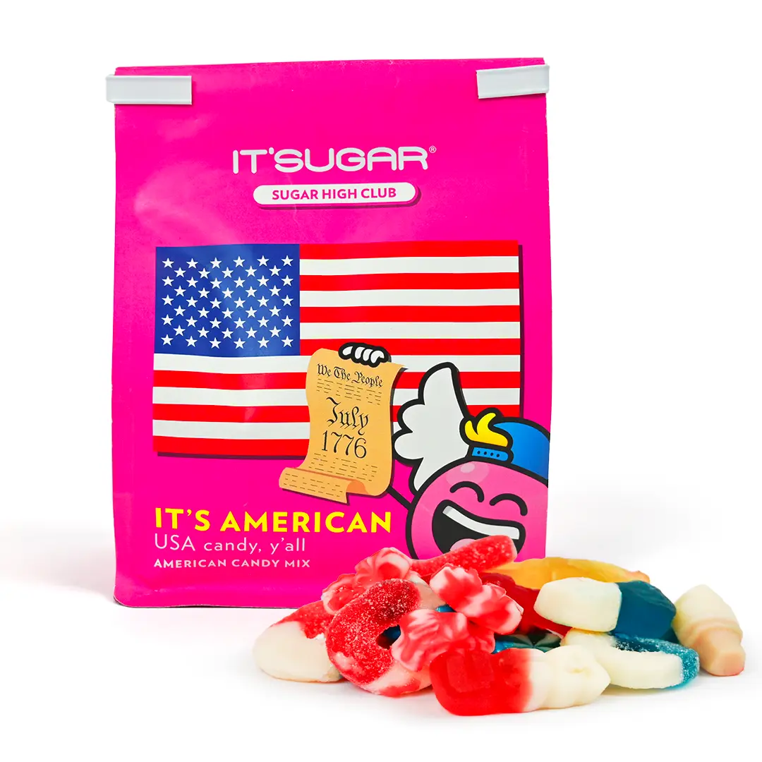 IT'SUGAR US Chewy Snack Mix - Assorted American Candy, Chewy Fruity Sweets, Multi-Flavored Fruity Sweets IT'SUGAR US Chewy Snack Mix - Assorted American Candy, Chewy Fruity Sweets, Multi-Flavored Fruity Sweets
