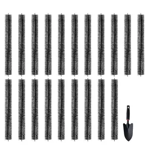 Summervibes Gutter Cleaners, 20-Pack Ground-Level Tool, 60ft Total Length, 4.33in Diameter, 5-Inch Compatibility, Efficient Roof Leaf & Debris Remover