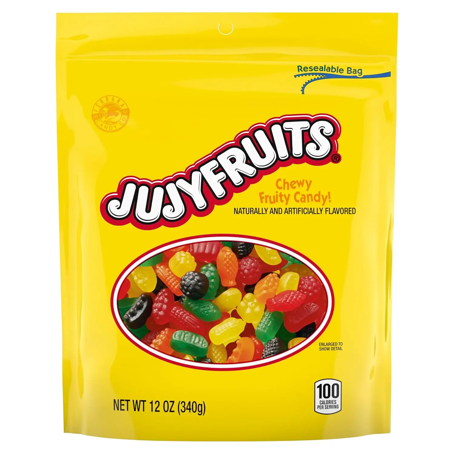 Jujyfruits Gummy candy, Assorted Gummy Candy, 12oz Resealable Bag Jujyfruits Gummy candy, Assorted Gummy Candy, 12oz Resealable Bag