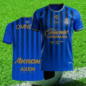 2526 Chivas De Guadalajara Away Blue Short-Sleeved Soccer Kit Jersey Mexico, Liga MX