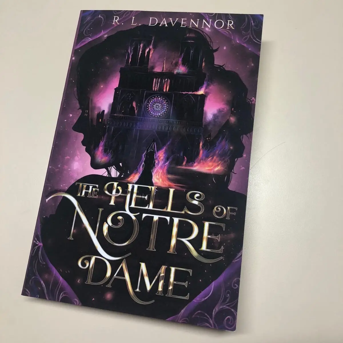 The Hells of Notre Dame: SIGNED Steamy Sapphic Fantasy Romance Book with Character Art
