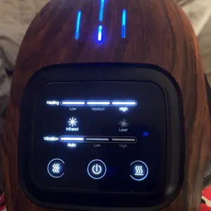 Product Review of Knee Massager,Cordless Knee Massager and Vibration,Adjustable Temperature Knee Massager with Clear Visible LED Screen Comfort from D**e H**n