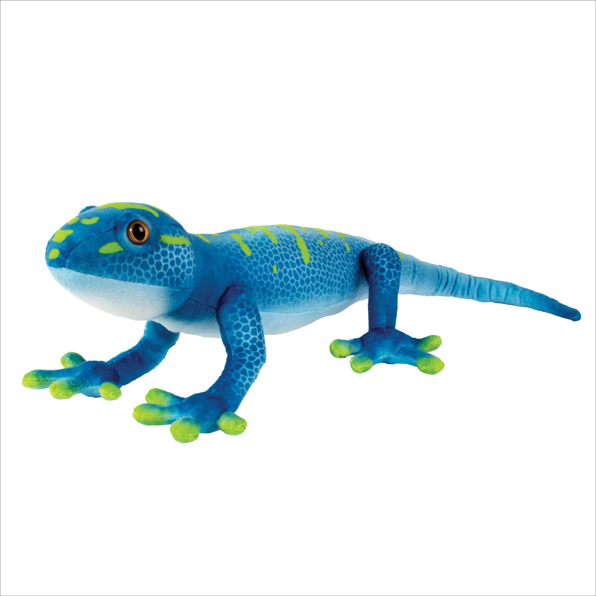 Real Planet™ Blue Gecko Realistic Plush Stuffed Animal