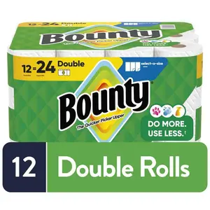 White, Select-A-Size Paper Towel Roll (12 Double Rolls)