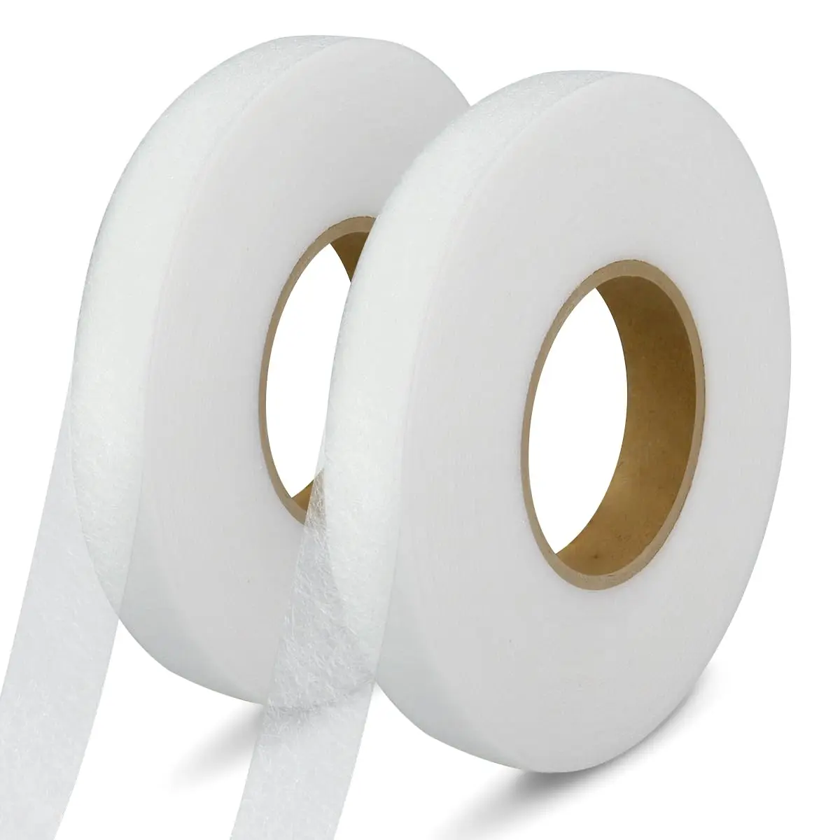 Stitch Witchery 140 Yards Iron on Hemming Tape - 2 Rolls, 0.59 inch No Sew No Iron Fusible Tape for Hemming, Curtains, Pants, Clothes