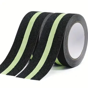 Glow in The Dark Anti-slip Tape, Waterproof Safety Stair Tread Tape, Self Adhesive Tape for Indoor & Outdoor Use