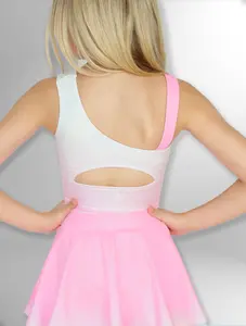 Pink ombre Twinkle asymmetrical Tank - Cherry Blossom - Pink - 757H