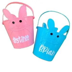 Custom Easter Baskets, Easter Basket egg hunt bunny basket