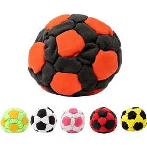 32-Panel Spiral Soccer Footbag Hacky Sack Soft Durable Kick Bag for Outdoor Fun Skill Training Foot Coordination Practice Portable Stress Relief Leisure Toy Ideal for Kids Adults Daily Play Game Entertainment & Sports Exercise LY413