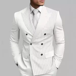 New Men's Printed Back Split Suit Jacket Digital Printed Suit Casual Top