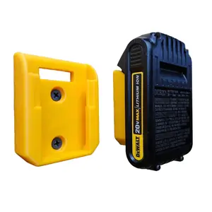 DeWalt 2-Pack Battery Holder for 20v DeWalt Battery Secure Mounting & Easy Access 3D Printed Design