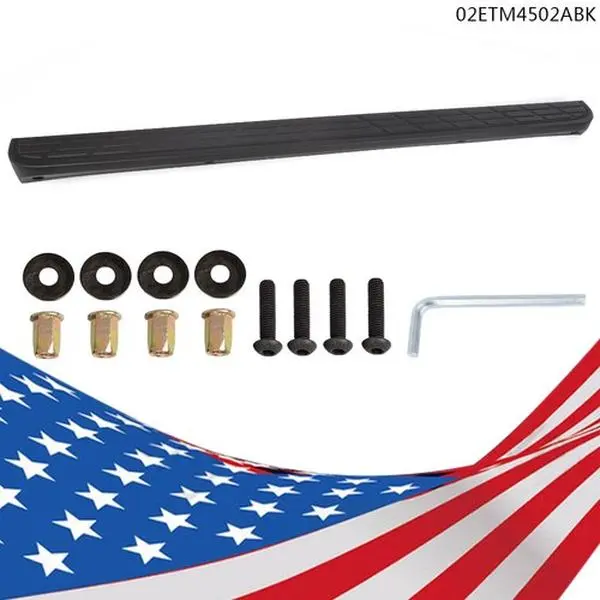 CROSSDESIGN Rear Tailgate Spoiler Cap Top Protector Cover, Foam Direct Replacement for #25844299, Fit for 2007-2013 Chevy Silverado & GMC Sierra (Chevy/GMC), with US-Sourced Mounting Screws & Washers, Strict Quality Control