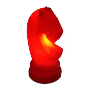 MegaChess 28 Inch Perfect Knight Light-Up Giant Chess Piece - Multi-Color LED Lights 8 Colors