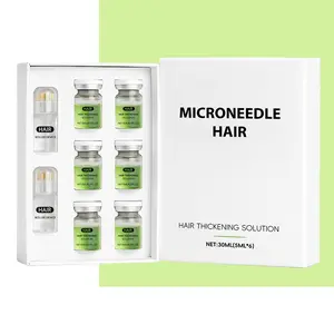 Nourishing Hair Roller Serum with Ginger Root Oil, Peppermint Leaf Oil, Sophorolene, Vitamin E, Daily Scalp Care, 5ML X 6 Bottles, Hair Growth Serum