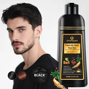 Mens Hair & Beard Dye, Black Hair Dye, Just For Men, Easy Color ，Easy No Mix Application, Ammonia-Free,10-Min At-Home Dye, 100% Gray Coverage,Color Depositing & Frizz Control, Safe for Treated Hair
