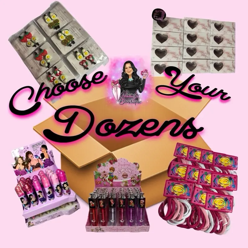Choose 1 dozen- Accessories Coin Bags Keychains Socks fashion trendy items