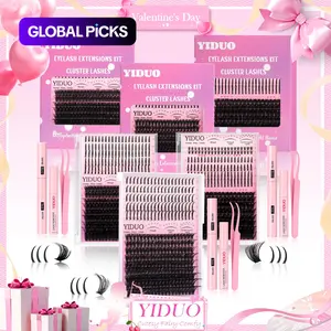 Individual False Eyelashes Kit, 60D/80D/100D Mixed-Length Eyelash Extensions, Self-Grafting Curly Eyelashes for Eye Makeup Enhancement, Cosmetic Eyelash Set #TOP PICKS