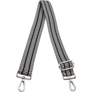 Purse Strap Replacement Crossbody Bag Women Wide Adjustable Jacquard Woven Handbag Straps