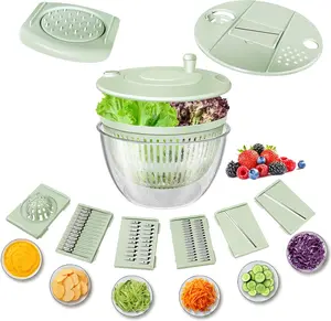 Airpro 7 in 1 Large Salad Spinner Dehydrator with  Chopper, Drainer, Bowl & Colander,  Kitchen Utensils - Springtok  Fruit vegetable salad  dehydrator vegetable dryer dry salad salad  spinnerviral  Fruit & Veggie Washing Bowl Multifunctional
