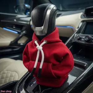 2 Pcs 2026 New Creative Car Gear Shift Cover Hoodie Style Upgrade Version Car Interior Decoration Fun Holiday Accessory for Women & Men Hot Trendy Auto Gadget Daily Driving