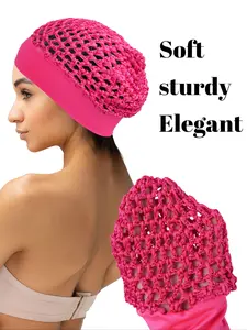 Women's Mesh Crochet Hair Net Set, Breathable Comfort Design, Perfect for Sleep and Daily Use, Essential Women's Accessory, Hair Cap