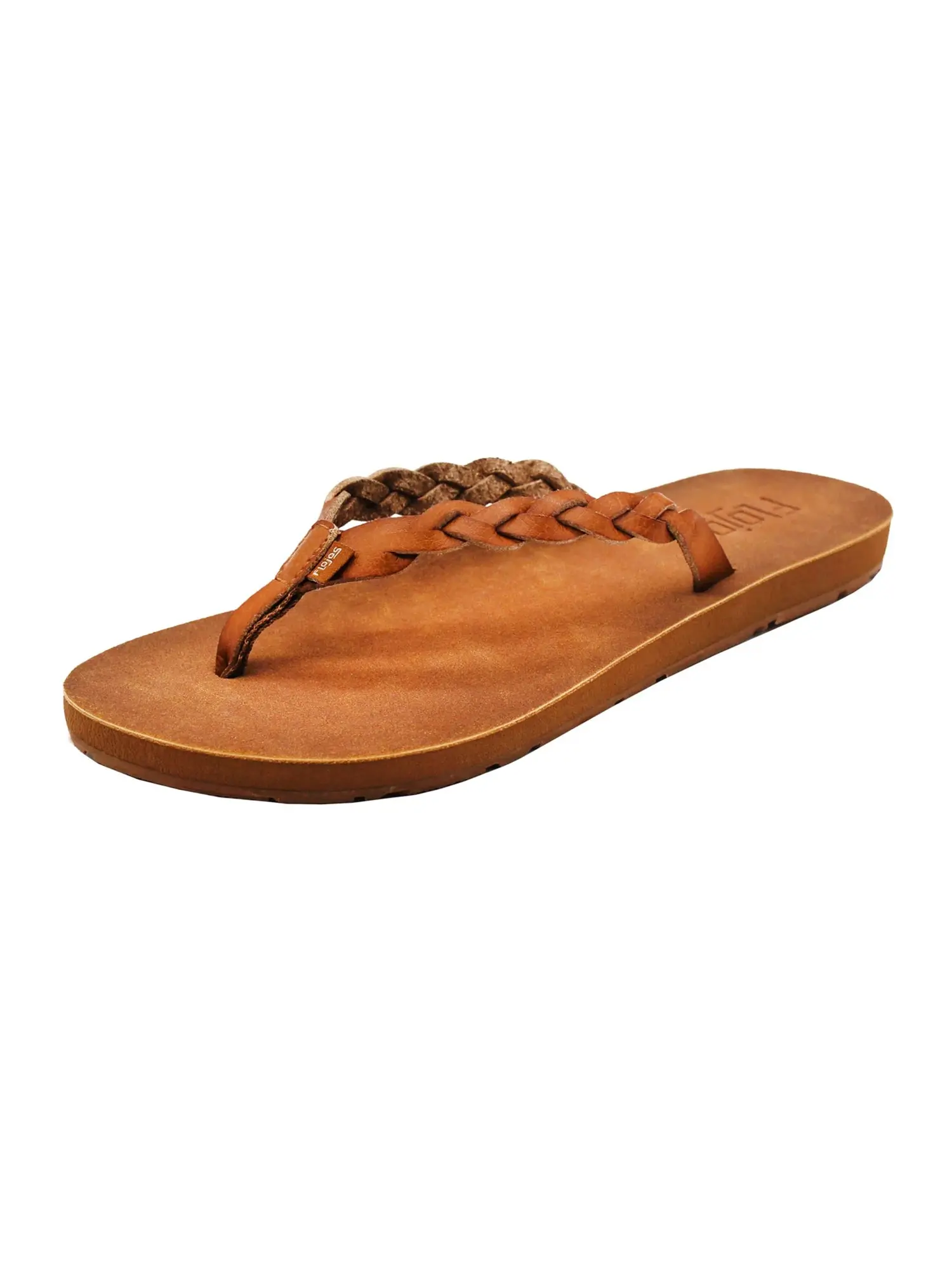Flojos Women's Navida Braided Strap Sandals - Tan