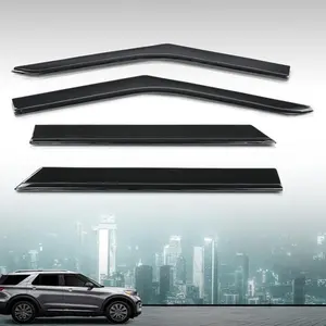 Fit For 2020-2025 Ford Explorer Window Rain Guards Visors Shield Out-Channel