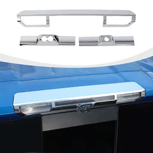 High Brake Light Trim Cover for Chevrolet Silverado/GMC-SIERRA 2022+ Decorative Accessories Car Exterior ABS Material UV & Scratch Resistant Coating Easy DIY Installation