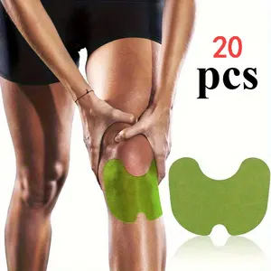 Eucalyptus Heat Patch, Herbal Heating Pad for Joint Pain Relief, Knee Support, Neck Wrap, 20 Patches, Long-Lasting Warmth, Ideal for Home & Travel Use