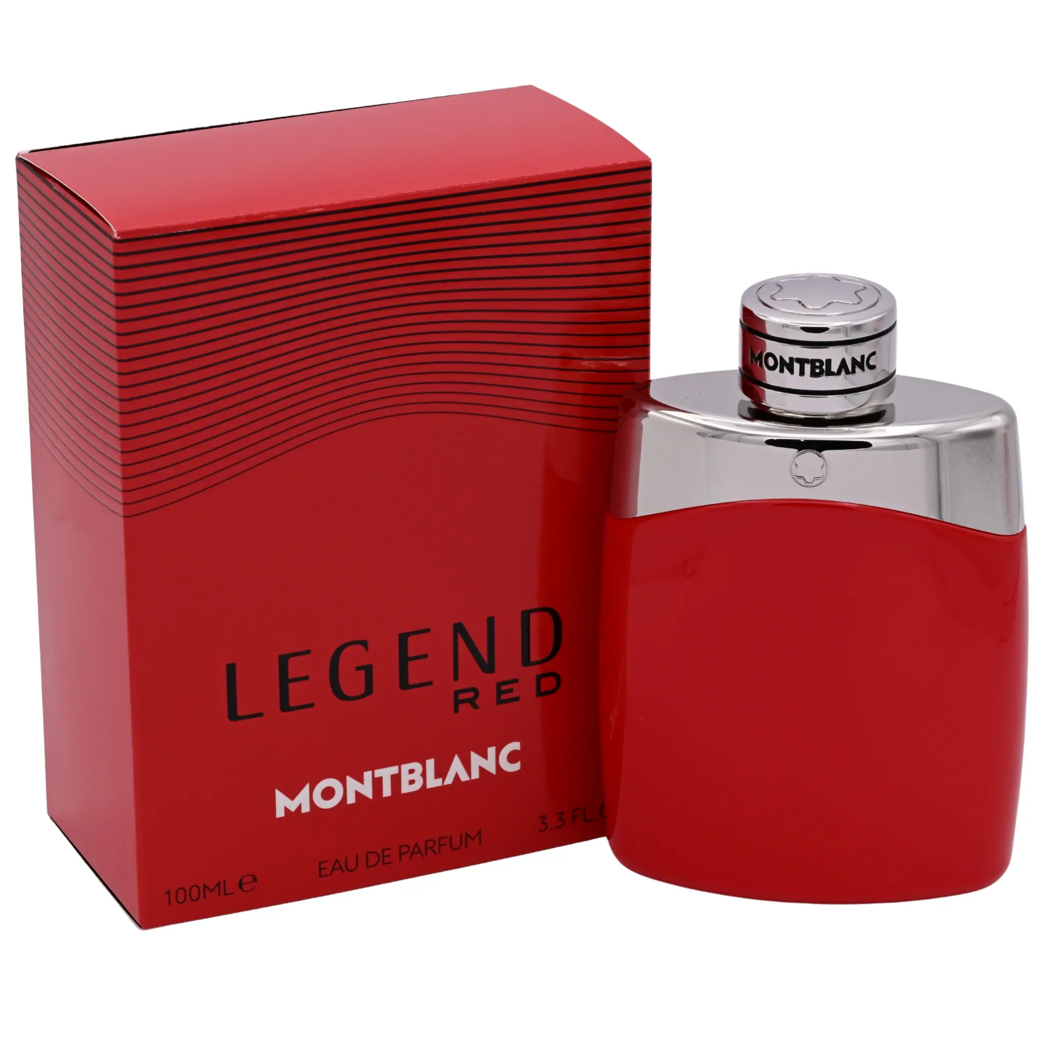 Montblanc Legend Red Men's EDP Luxurious Spray-On Fragrance - 3.4 fl oz, New in Box, Aromatic Citrusy Fresh Opening, Juniper Heart, Woody Scent, Luxurious Men's Fragrance, Spray-On Men's Fragrance