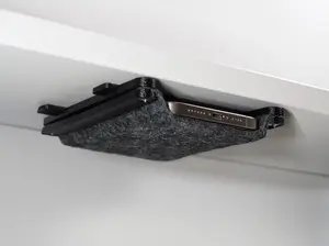 Tidy Pouch - Adjustable Felt Desk Organiser with Smooth Sliding Rail System for Tools Stationery & Accessories - Durable Felt Material