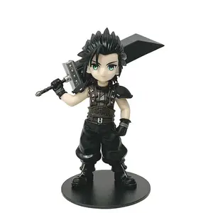 Hot 11-12cm Cloud Strife Tifa Lockhart Aerith Gainsborough Zack·Fair Figure Model PVC Toy Desktop Collection Christmas Gift