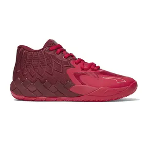 PUMA Mens X Lamelo Ball Mb.01 Team Colors Basketball Sneakers Shoes - Red