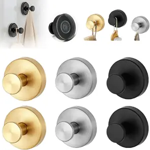 2026 Upgrade Suction Cup Hooks - No-Drill Stainless Steel Waterproof for Towels Shower Kitchen