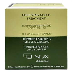 UNA Phytology Range Rolland Purifying Scalp Treatment Vials 12 x .34 Fl Oz