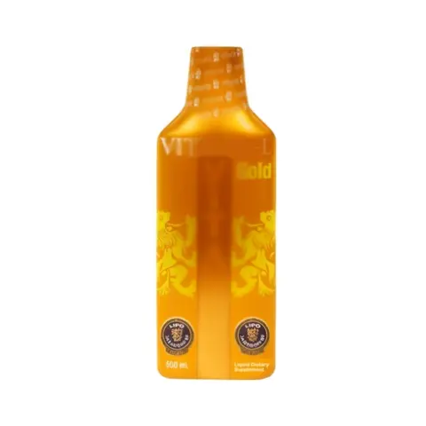 Liquid Multivitamin Supplement for Men & Women Natural Fitness - 500ml Bottle + FREE GIFT