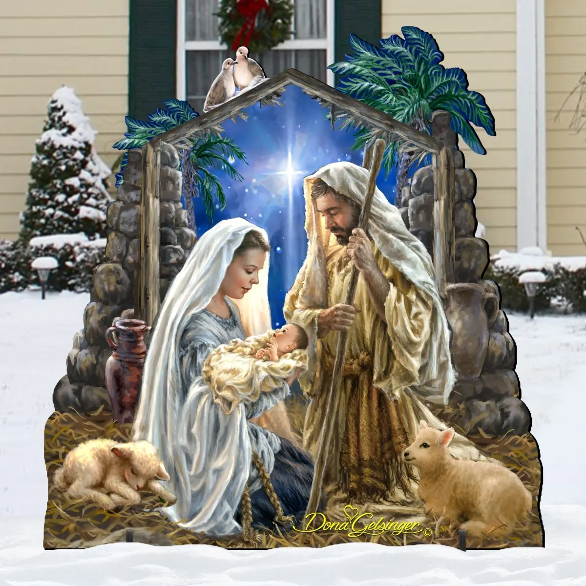 48' Glory to God Nativity Outdoor Decor by D. Gelsinger