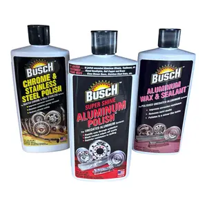 Busch Metal Polish - Super Shine, Chrome & Stainless Steel Polish, Aluminum Wax & Sealant