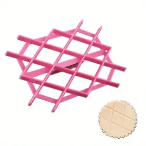 1PC Decorating Cutting Molds, Kitchen Simulation Cake Tools Embosser Cutter Icing Embosser Mould