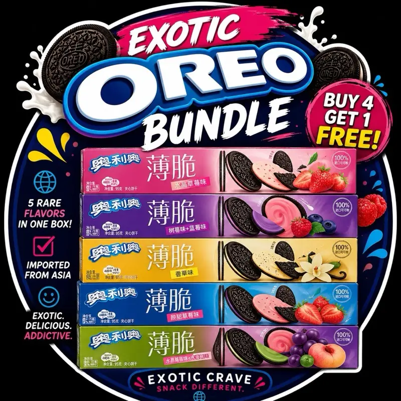 Oreo Asia Flavor Snack Box - Buy 4 Get 1 Free Promotion