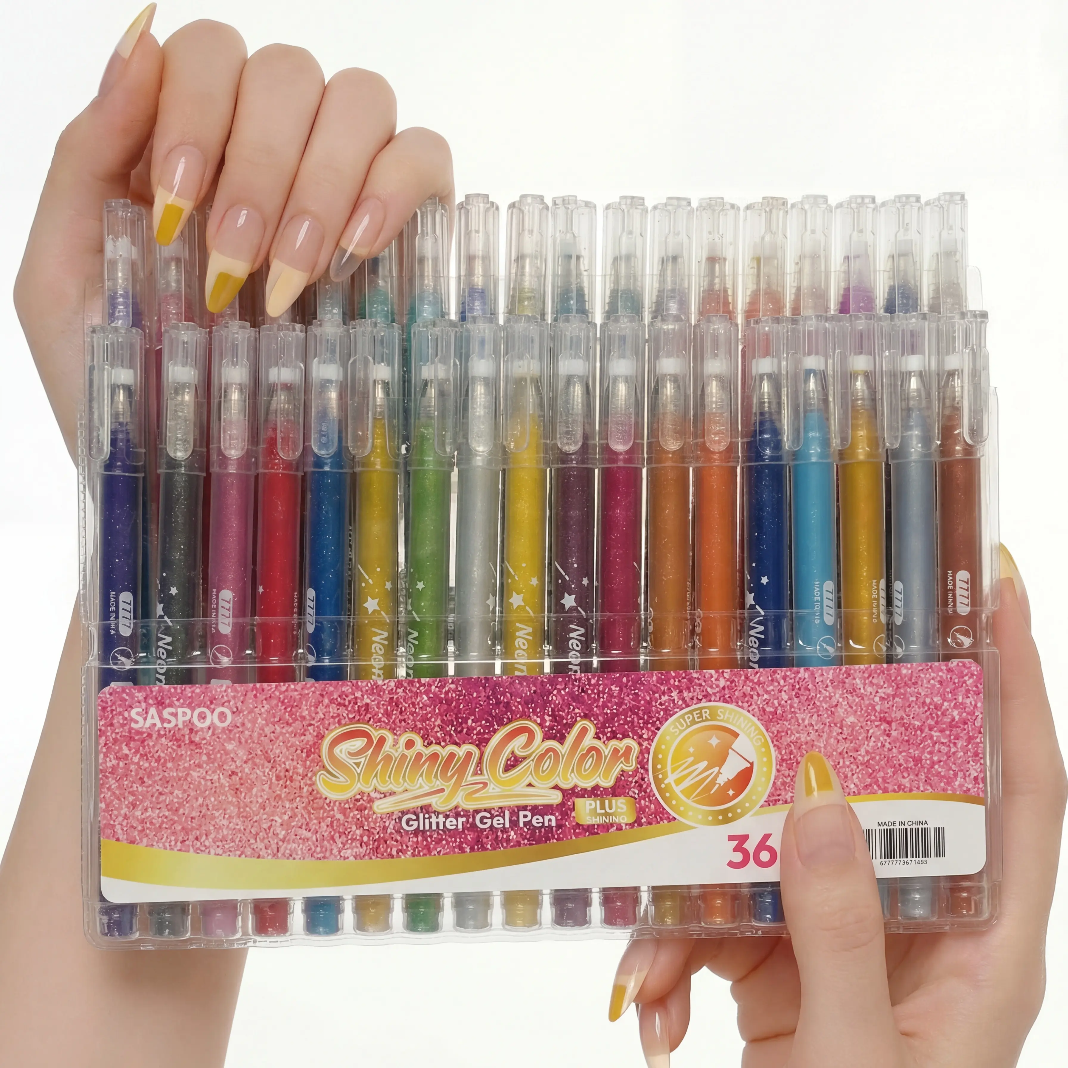 Glitter gel pen-Metallic Vibrant Sparkle gel pens for coloring,glitter pens for adults,colored gel pens for Adult Coloring Books and Drawing tiktokshopblackfriday Sketch Art Marker Waterproof Paint Marker