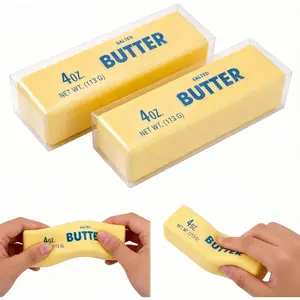 Slow Rising Squishy Butter Squeeze Toys Sensory Stress Relief Squishies Soft & Stretchy Fidget Toys for Anxiety Relief, Party Favors, Goodie Bag Fillersow Rebound Design
