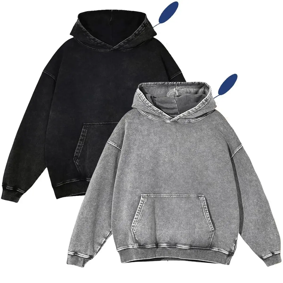 Acid-wash hoodie, oversized vintage hoodie, unisex heavyweight hoodie, distressed hoodie, unisex couples’ style, with pockets fall Love Matching hoodies men