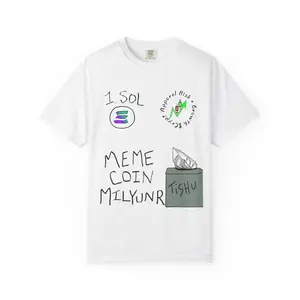 Crypto Meme T-Shirt — 'Meme Coin' Hand-Drawn Crypto Art Tee