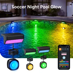 [Save $5 on Multi-Packs] Linkind Smart Solar Pool Lights with RGBW APP Control,IP68 Waterproof LED Light for Above Ground Pool,Poolside Smart Pool Light,Smart Solar Pool Lights Inground for Garden, Pond, Patio, Summer Vibes
