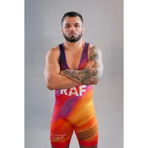 RAF06 Wrestling Men's Singlet - Orange
